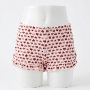 BP Undercover Small Pink Patterned Cozy Lounge Boxer Pajama Shorts Sleepwear